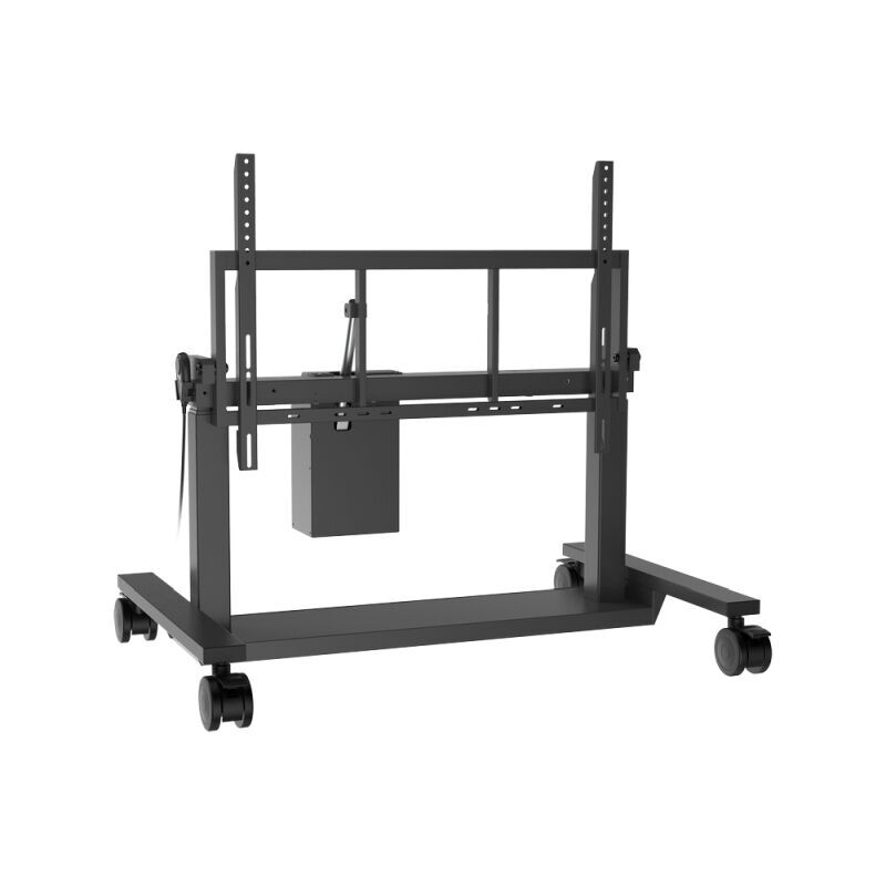 Maxhub EST11 Height & Tilt Adjustable Motorised AV Trolley – Flip-to-Tabletop Display Stand for Up to 86" Panels