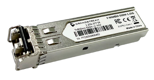 Grandstream SFP FIBER MODULE  MULTI MODE 850NM 550 METER 1.25GBPS