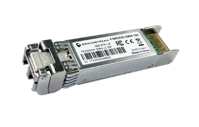 Grandstream SFP FIBER MODULE SINGLE MODE 1310NM 10 KILOMETER 10GBPS