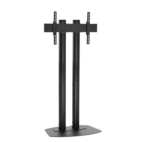 Vogels Fd1864 Floor Stand Double Pole 180cm 600x400mm Black Kit