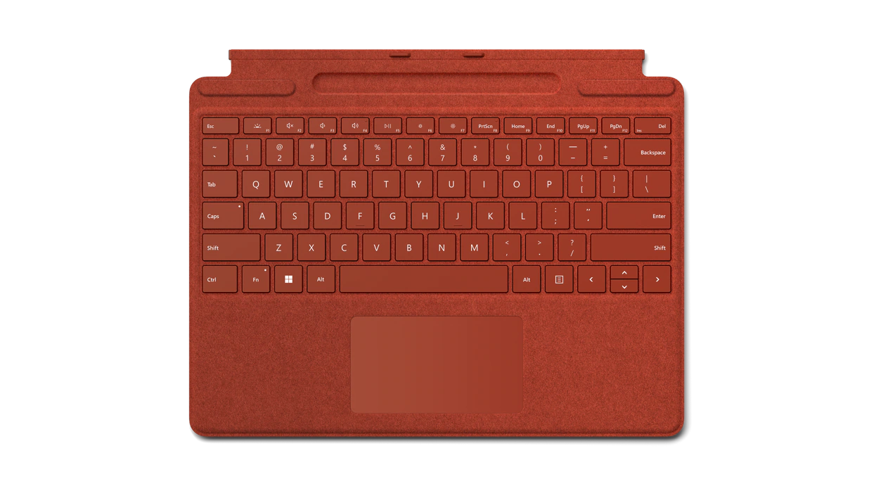 Surface Pro Signature Type Cover Poppy Redv  