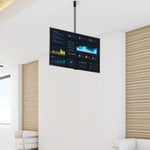 StarTech.com FPCEILPTBSP Full-Motion Ceiling TV Mount for 32"-75" Displays – Height Adjustable, 50kg Capacity, VESA Compatible