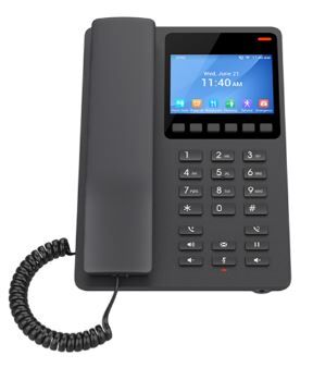 Grandstream DESKTOP HOTEL PHONE 3.5 COLOR LCD POE BLACK
