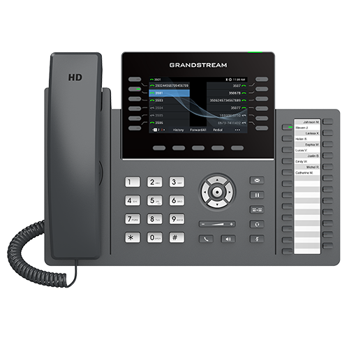 Grandstream 66 LINES GIGABIT WF/BT COLOUR SCREEN 24 PAPER BASED BLF KEYS