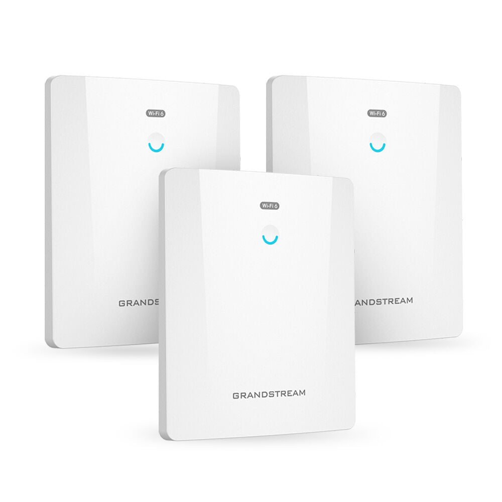 Grandstream 4X4 802.11AX WI FI 6 OUTDOOR LONG RANGE AP AX6000 1 X 2.5 GBE 1 X 2.5 SFPPORTS KITS