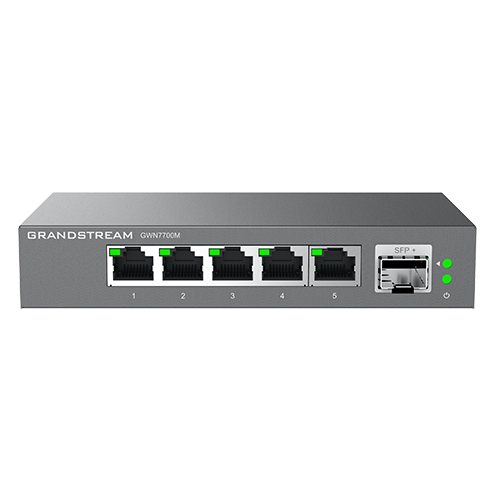 Grandstream UNMANAGED 2.5 MULTI GIGABIT SWITCH 5 X 2.5 GIGE 1 X SFP