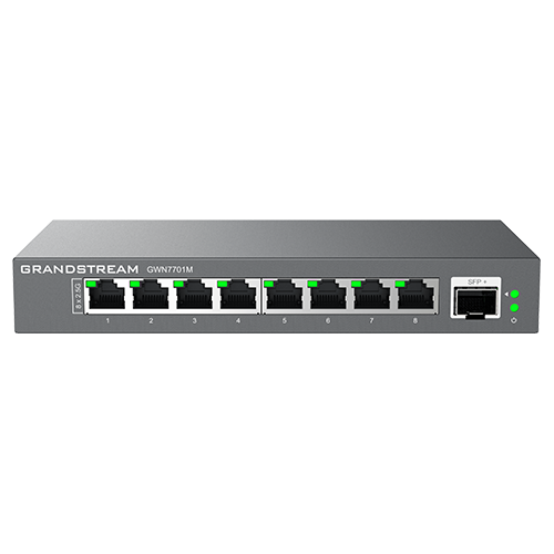 Grandstream UNMANAGED 2.5 MULTI GIGABIT SWITCH 8 X 2.5 GIGE 1 X SFP