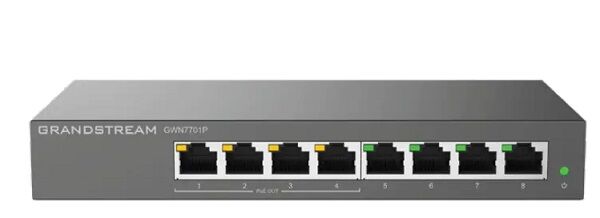 Grandstream UNMANAGED NETWORK SWITCH 8 X GIGE 4 X POE