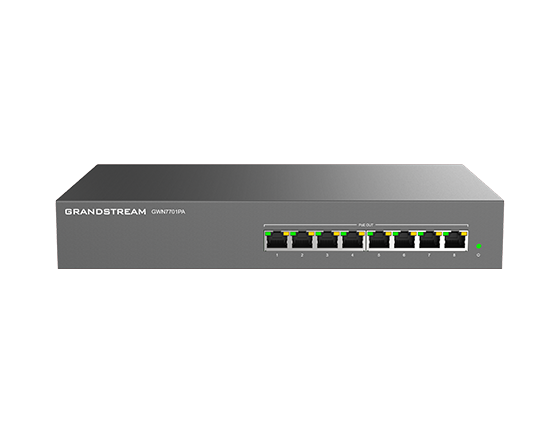 Grandstream UNMANAGED NETWORK SWITCH 8 X GIGE 8 X POE