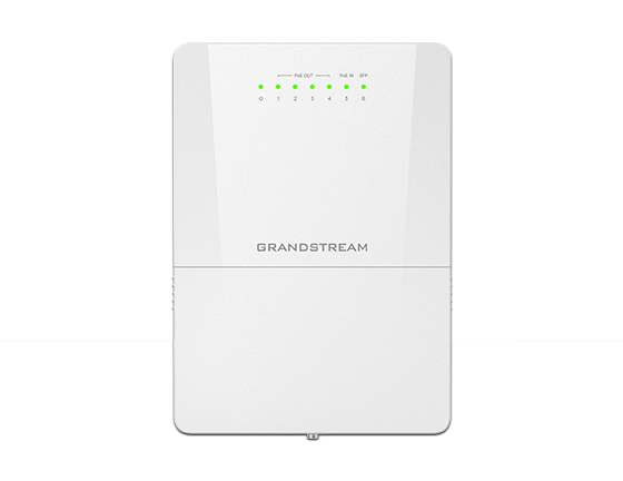 Grandstream WATERPROOF MANAGED SWITCH 5 x POE 1 x SFP POE OUTPUT AC/DC POWERED