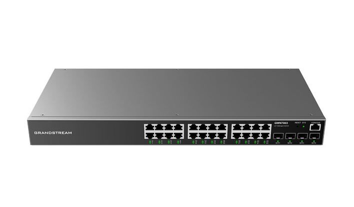 Grandstream ENTERPRISE LAYER 2 MANAGED NETWORK SWITCH 24 X GIGE 4 X SFP