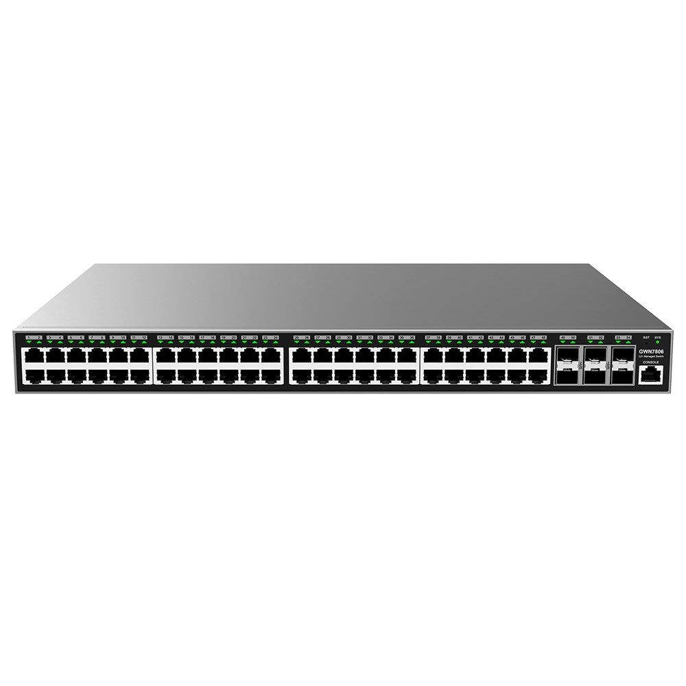 Grandstream ENTERPRISE LAYER 2 MANAGED NETWORK SWITCH 48 X GIGE 6 X SFP