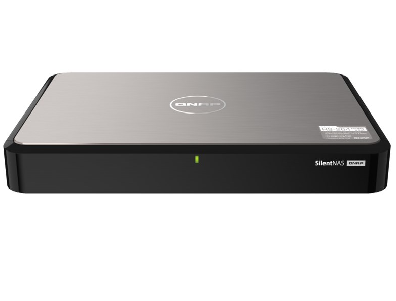 QNAP HS-264-8G, 2-bay fanless desktop NAS, Intel Celeron N51