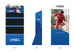 IVSEC POS DISPLAY STAND Footprint 70 X 42 X 180CM Free With IVSEC Stocking Order