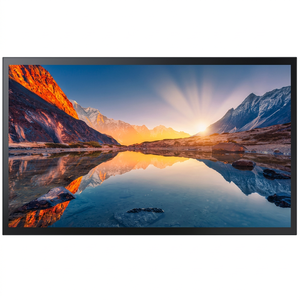 Samsung QM32R-T 32" Full HD 10-Point Touch 400nit Interactive Digital Signage Display | Tizen All-In-One Commercial Screen