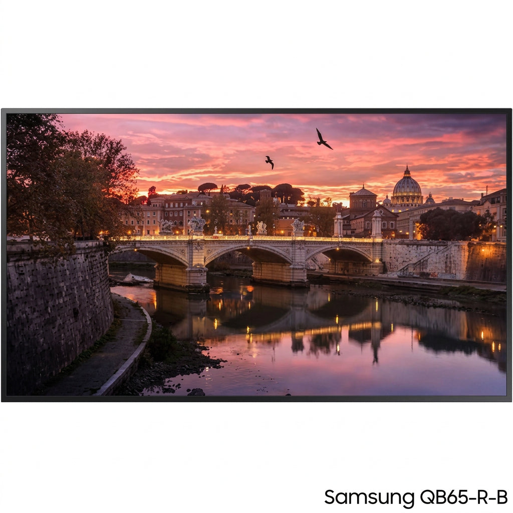 Samsung QB65R-B 65″ UHD 4K Digital Signage Display | Tizen 4.0 | 350 Nits