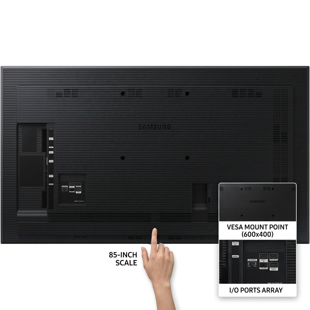 Samsung QB85R-B 85″ 4K UHD Digital Signage Display | QBR Series