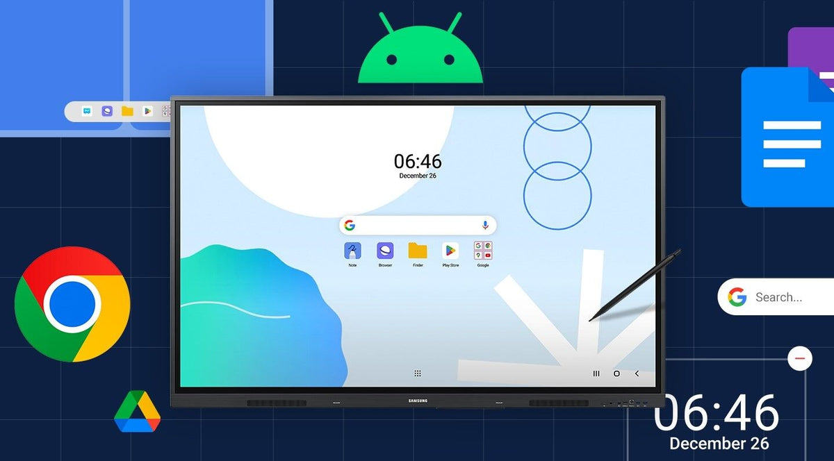 Samsung WA86D 86″ 4K UHD Interactive Collaboration Display | Android 13 EDLA Touchscreen
