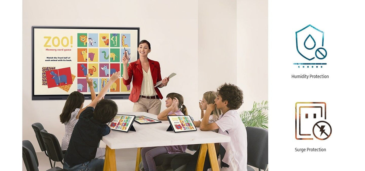 Samsung WA86D 86″ 4K UHD Interactive Collaboration Display | Android 13 EDLA Touchscreen
