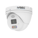 IVSEC NC340ADXB 12MP 4K+ Turret IP Camera – 3.6mm Lens, 30m IR, PoE, Advanced AI IVS & Active Deterrent, IP67 IK10