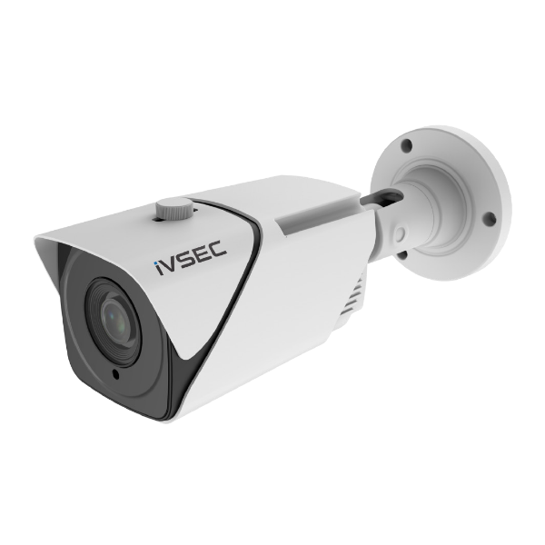 IVSEC NC528XD 8MP 4K Bullet IP Camera – Motorised 5–50mm Lens, 80m IR Night Vision, PoE, AI Analytics, LPR, IP67