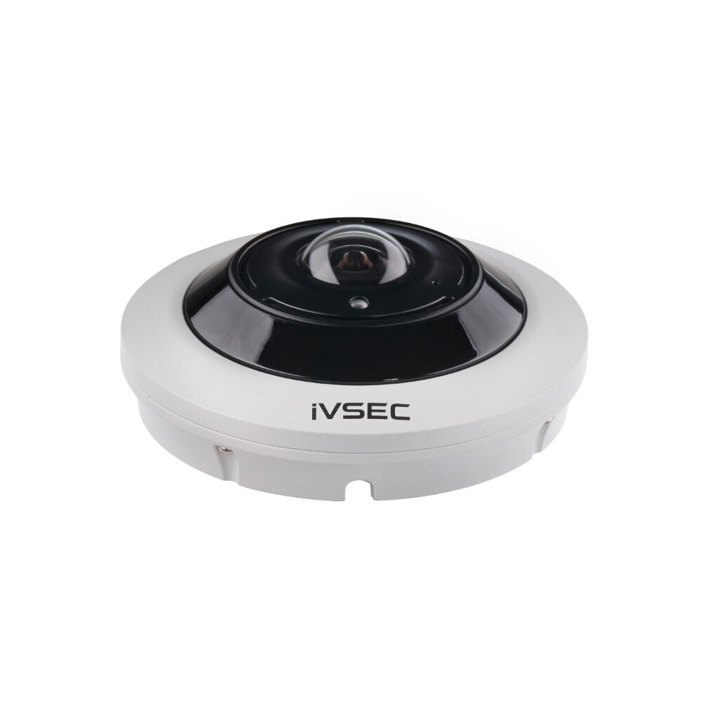 IVSEC NC541XA 12MP 360° Fisheye Dome IP Camera – PoE, 2-Way Audio, IP66, 25FPS
