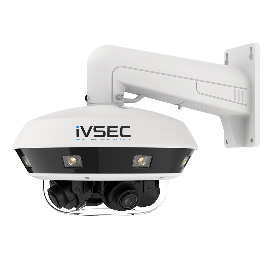 IVSEC NC542ADX 32MP Multi-Sensor Dome IP Camera – 360° Coverage, Motorised Zoom, IR, PoE