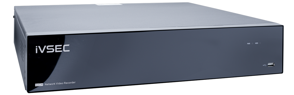 IVSEC NR6648EX NVR – 64 Channel 12MP 8-Bay Enterprise 4K HDMI Network Video Recorder with Advanced IVS
