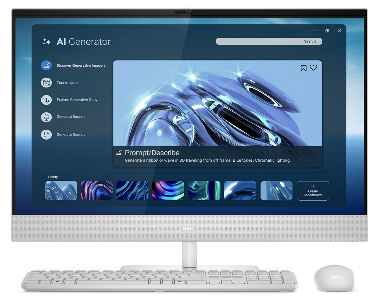 Dell AIO 27 EC27250 All-in-One Desktop Core 7 150U | 16GB DDR5 | 1TB NVMe SSD Destop