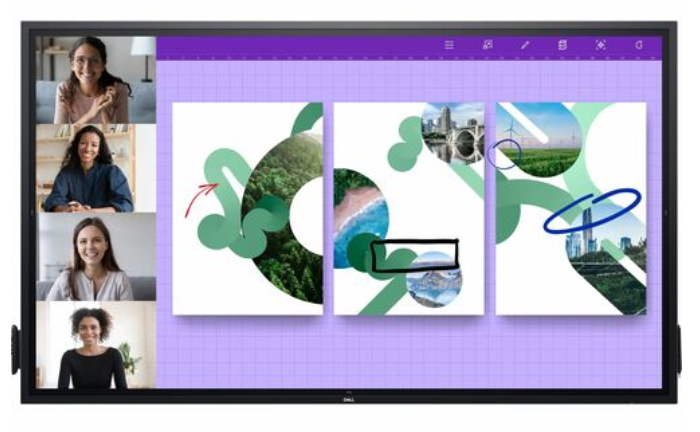 Dell P8624QT 86" 4K Interactive Touch Monitor