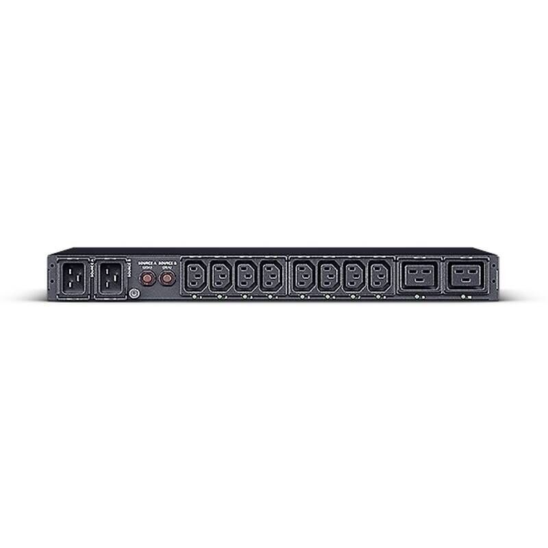 CyberPower PDU44005 16A Switched Automatic Transfer Switch PDU – 10 Outlet Intelligent Rack Power Distribution