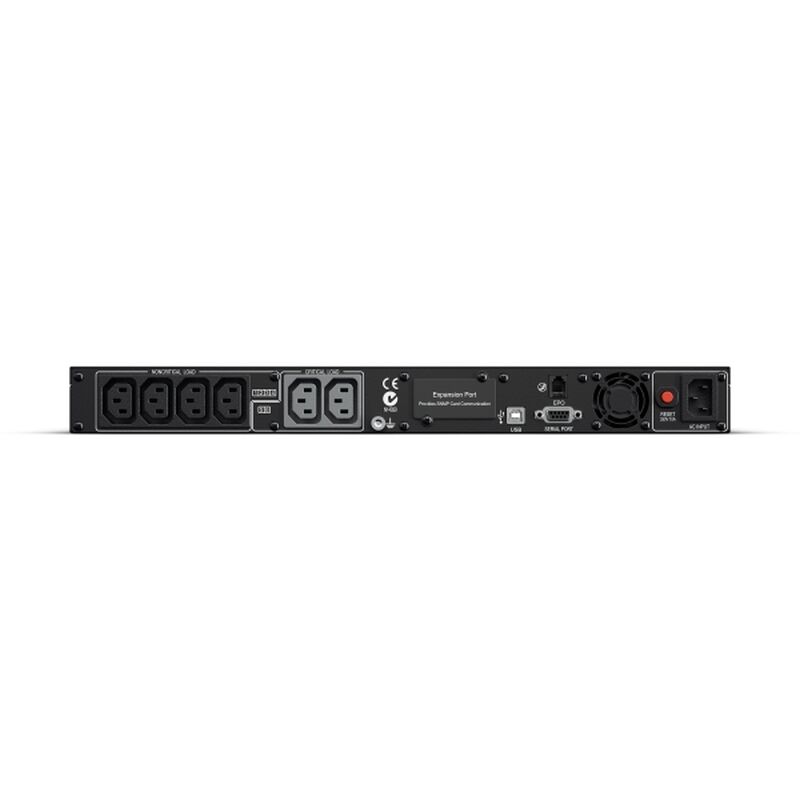 CyberPower PR1000ELCDRT1U 1000VA 1U Rackmount Smart App UPS | Pure Sine Wave, AVR & SNMP Ready 