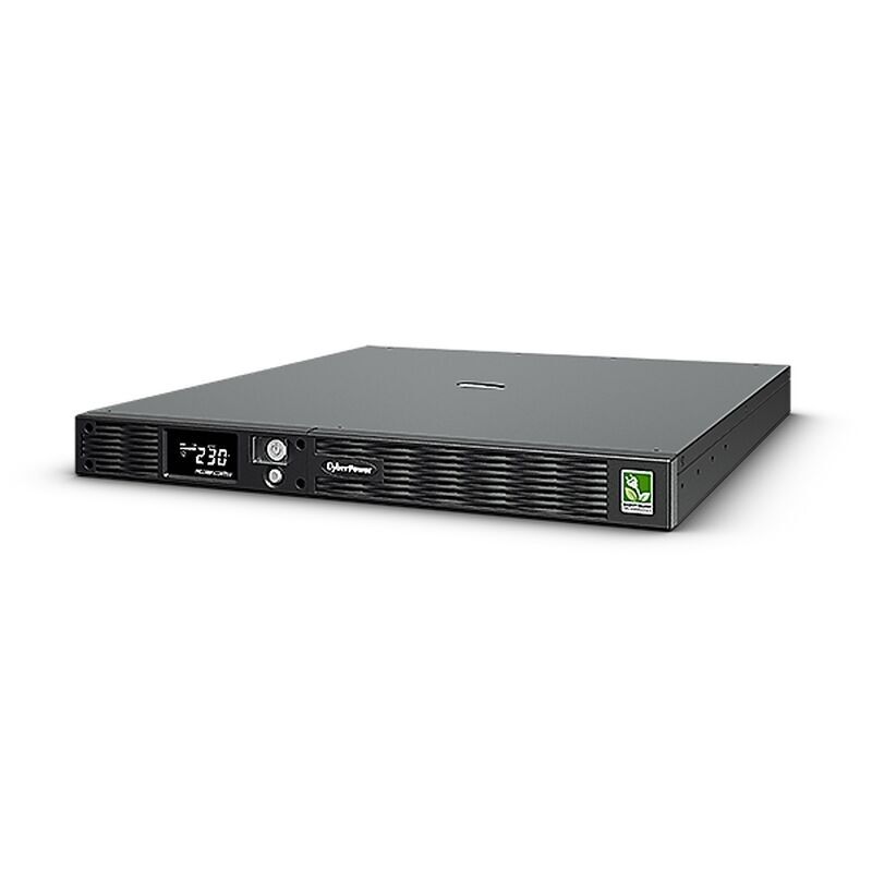 CyberPower PR1000ELCDRT1U 1000VA 1U Rackmount Smart App UPS | Pure Sine Wave, AVR & SNMP Ready 