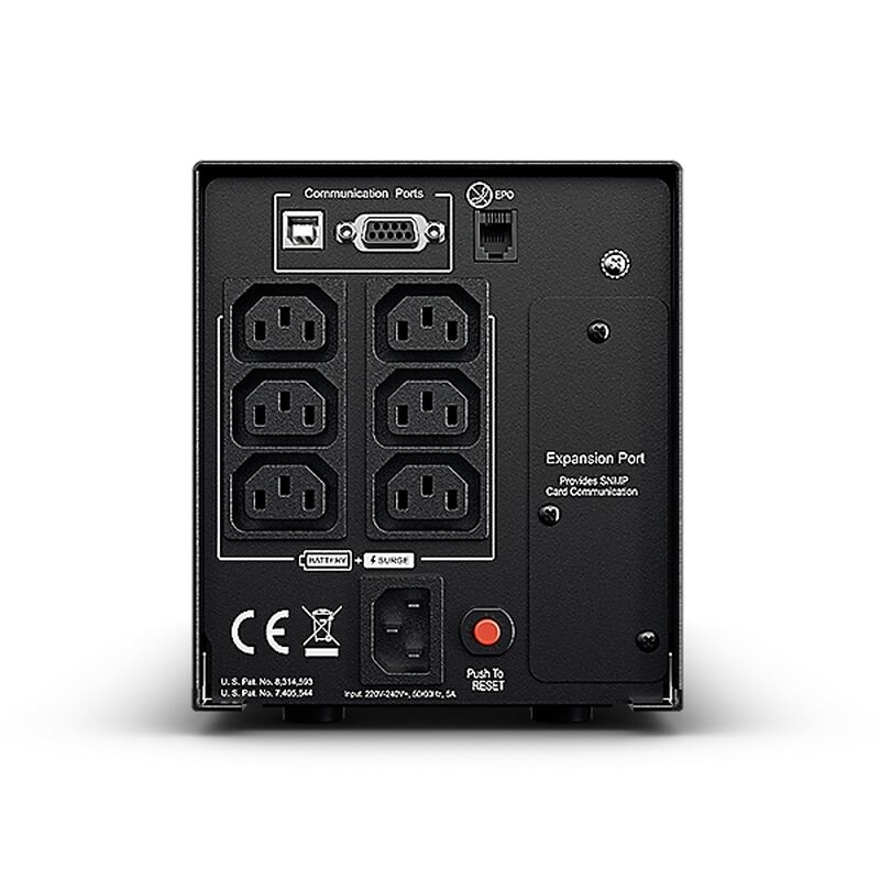 CyberPower PR750ELCD 750VA Smart App Tower UPS – Pure Sine Wave, Line-Interactive Power Protection