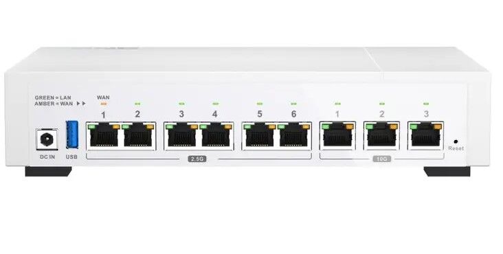 QNAP QHora-322, 2.5/10G high speed QuWAN VPN router, 2 Yrs W