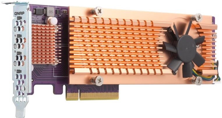 QNAP DUAL M.2 22110/2280 PCIE Gen3 x 4 NVME SSD EXPANSION 
