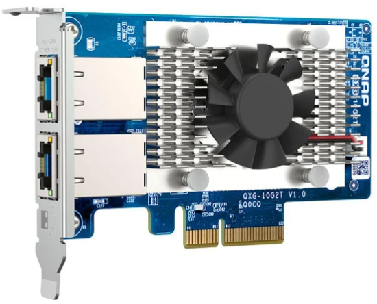 QNAP Dual-port 10Gbase-T 10GbE network expansion card