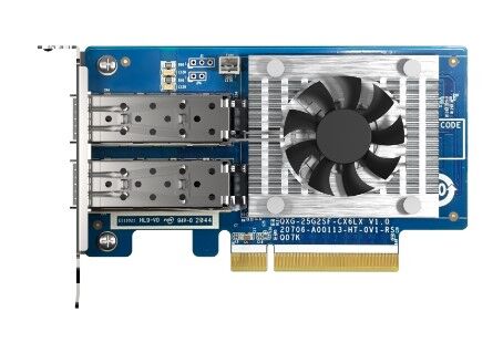 QNAP DUAL PORT QSFP28 25GbE N ETWORK CARD, LOW-PROFILE PCIE