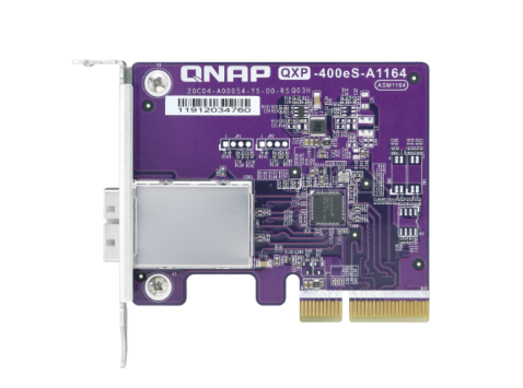 QNAP QXP-400eS-A1164 1-port SFF-8088 SATA host bus adapter, 