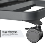 Vogels Rise 5308 Motorized Display Lift Trolley Premium Wheels 120kg 80mm S Black