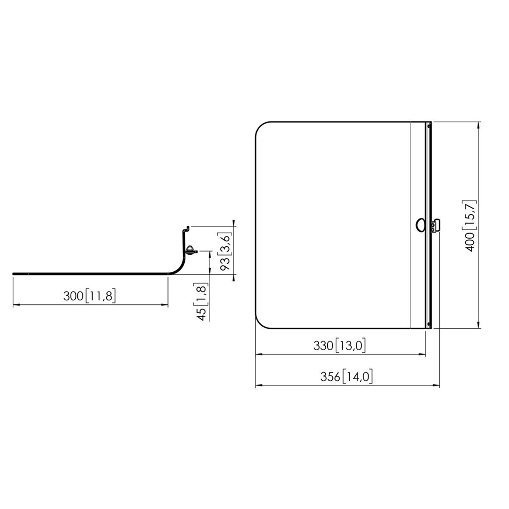 Vogels Rise A131 Laptop Support For Rise Motorized Display Lifts Black