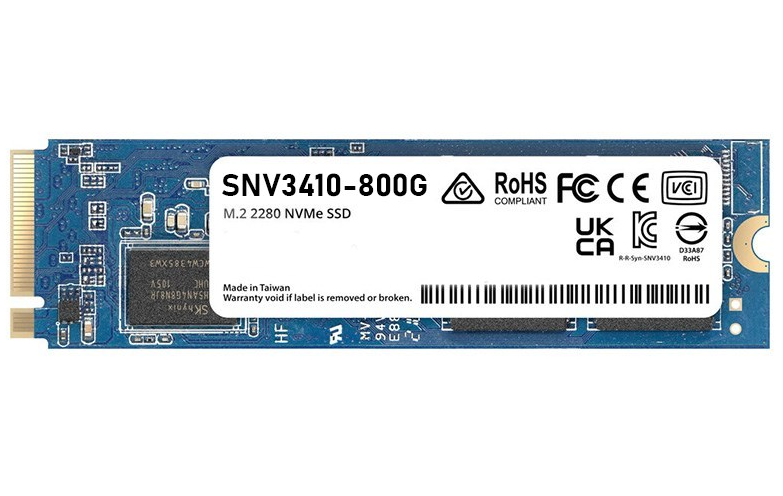 Synology SNV3410 M.2 2280 800G Enterprise-Class NVMe SSD