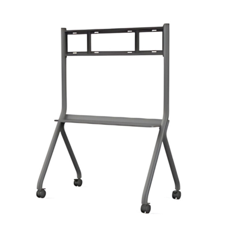 MAXHUB Trolley For Display 33 – Heavy-Duty Mobile Stand for 55”–86” Displays – 100kg Capacity, Commercial-Grade, Grey Finish