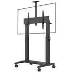 North Bayou Heavy Duty Electric Height Adjust Tv Trolley 60 120 136kg