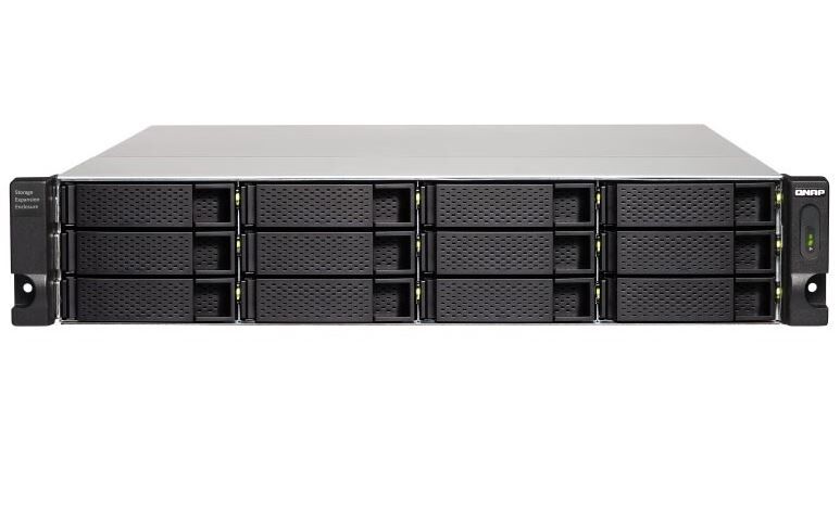 QNAP TL-R1200C-RP 12-bay rack expansion enclosure with hot-s