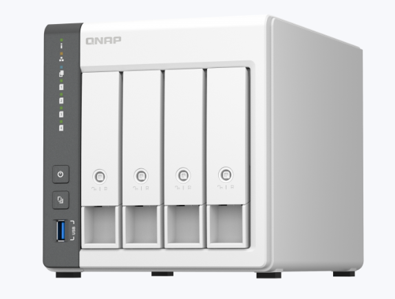 QNAP TS-433-4G, 4-bay ARM 4C 2.0GHz 4 x SATA 6Gb/s 3.5"/2.