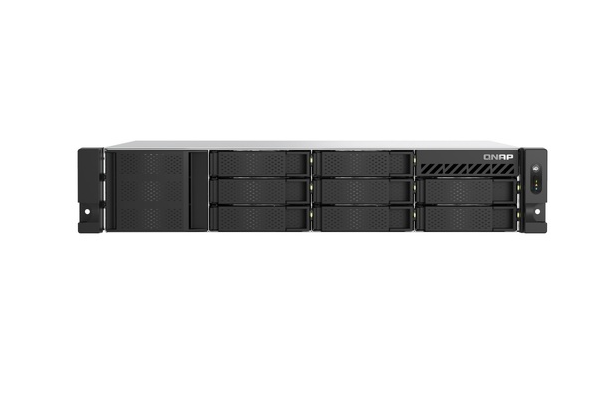 QNAP TS-855eU-RP-8G, 2U short-depth rackmount NAS with 8-cor