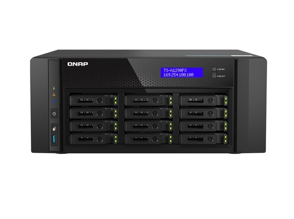 QNAP TS-h1290FX-7232P-64G, 12-Bay U.2 NVMe PCIe Gen4 x4 all-