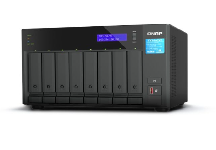 QNAP TVS-h874T-i9-64G, 8-bay QuTS hero NAS, Intel Core i9 16