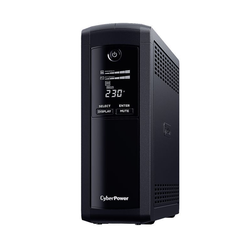 CyberPower Value Pro 1200VA UPS with AVR & LCD Display – Line-Interactive Battery Backup for Home & Office